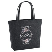 Filzshopper Du Bist Lieblings Kollegin, 22 Liter