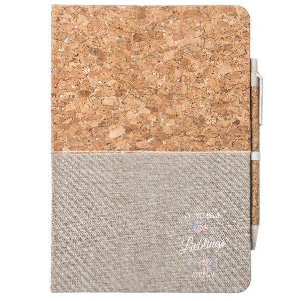 Notizbuch A5 Du Bist Lieblings Kollegin 80 Blatt inkl. Kugelschreiber