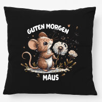 Kissen Guten Morgen Maus 40x40cm