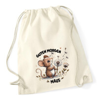 Turnbeutel Guten Morgen Maus 12 Liter