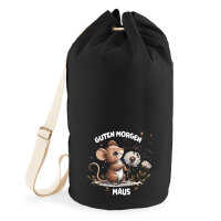 Seesack Guten Morgen Maus 20 Liter Black