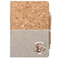 Notizbuch A5 Guten Morgen Maus 80 Blatt inkl. Kugelschreiber