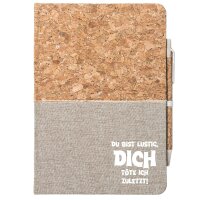 Notizbuch A5 Du bist lustig dich t&ouml;te ich...