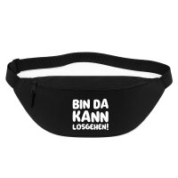 Bauchtasche Bin da  kann losgehen 2,5 Liter Black