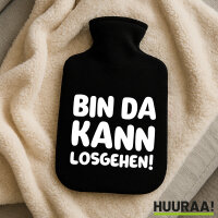 Wärmflasche Bin da  kann losgehen