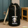 Seesack Endlich Montag grimmiger Panda 20 Liter Black