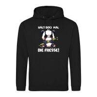 Unisex Hoodie Halt die Fresse grimmiger Panda