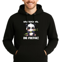Unisex Hoodie Halt die Fresse grimmiger Panda