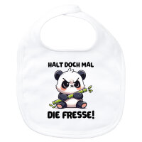 Baby Lätzchen Halt die Fresse grimmiger Panda...