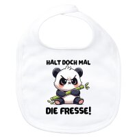 Baby L&auml;tzchen Halt die Fresse grimmiger Panda