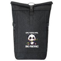 Kurierrucksack Halt die Fresse grimmiger Panda 30-44...