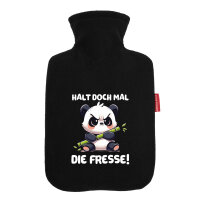 Wärmflasche Halt die Fresse grimmiger Panda