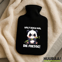 Wärmflasche Halt die Fresse grimmiger Panda
