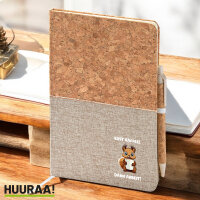 Notizbuch A5 Erst Kaffee dann Arbeit Eichhörnchen 80...