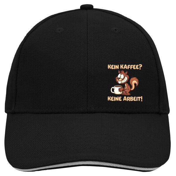 Kappe Kein Kaffee keine Arbeit Eichhörnchen