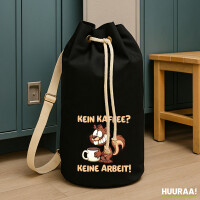 Seesack Kein Kaffee keine Arbeit Eichhörnchen 20...