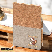 Notizbuch A5 Kein Kaffee keine Arbeit Eichhörnchen...