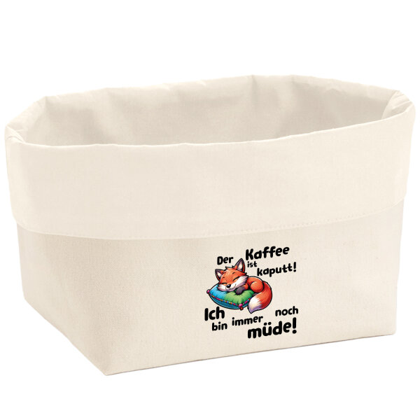 Organizer Kaffee kaputt immer noch Müde süßer Fuchs