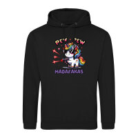 Unisex Hoodie Pew Pew cooles Einhorn