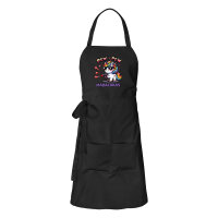 Schürze Pew Pew cooles Einhorn mit Taschen