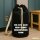 Seesack Gut das mich keiner denken hört 20 Liter Black