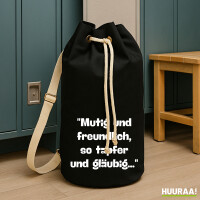 Seesack Mutig freundlich tapfer und gläubig 20 Liter...