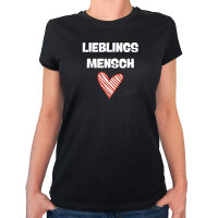 Damen T-Shirt Lieblingsmensch Herz