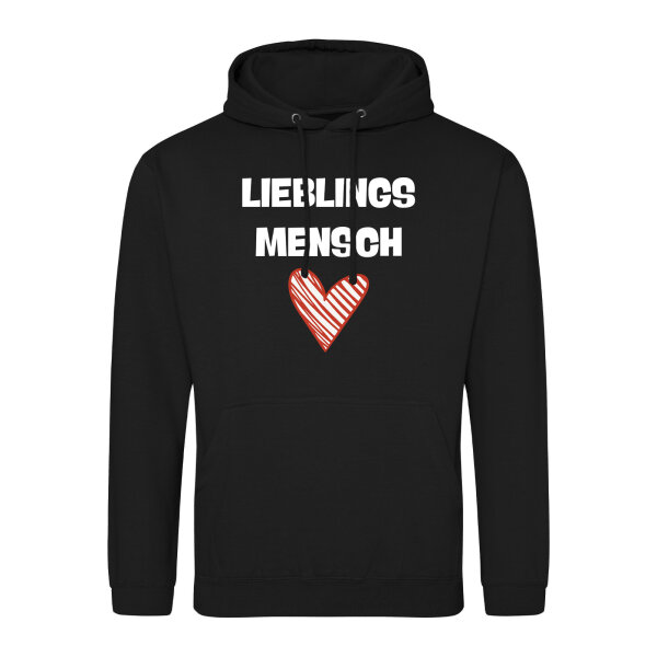 Unisex Hoodie Lieblingsmensch Herz