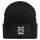 Beanie mit Patch F*ck you grimmige Katze Black