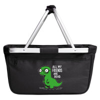 Einkaufskorb faltbar All friends are dead T-Rex 20 Liter...