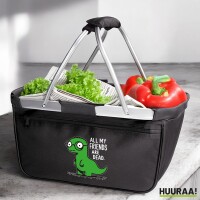 Einkaufskorb faltbar All friends are dead T-Rex 20 Liter...