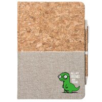 Notizbuch A5 All friends are dead T-Rex 80 Blatt inkl....