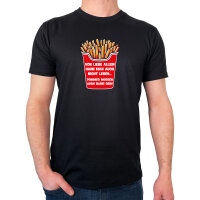 Herren T-Shirt Liebe allein nicht Pommes dabei