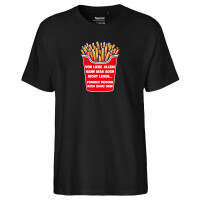 Herren T-Shirt Liebe allein nicht Pommes dabei