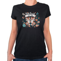 Damen T-Shirt Beste Freunde Tiger
