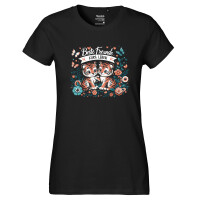 Damen T-Shirt Beste Freunde Tiger