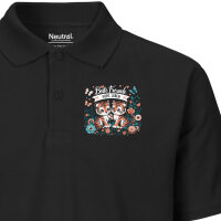 Herren Polo Shirt Beste Freunde Tiger