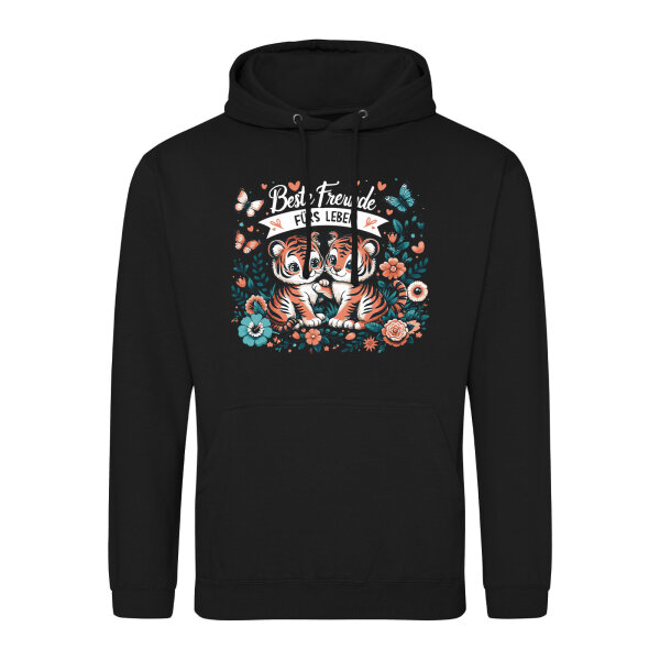 Unisex Hoodie Beste Freunde Tiger