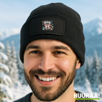 Beanie mit Patch Beste Freunde Tiger Black