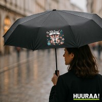 Regenschirm Beste Freunde Tiger 98cm Schwarz