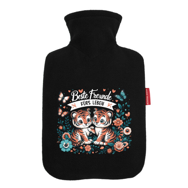 Wärmflasche Beste Freunde Tiger