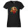 Damen T-Shirt Mittelfinger Rosen