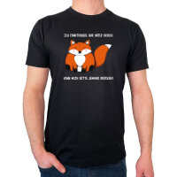 Herren T-Shirt Drück mich Fuchs