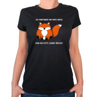 Damen T-Shirt Drück mich Fuchs