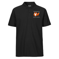 Herren Polo Shirt Drück mich Fuchs