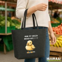 Filz Shopper Endlich Wochen-Ente Wochenende 22 Liter