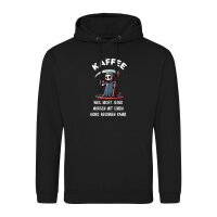Unisex Hoodie Kaffee weil morgens keinen Mord Sensenmann