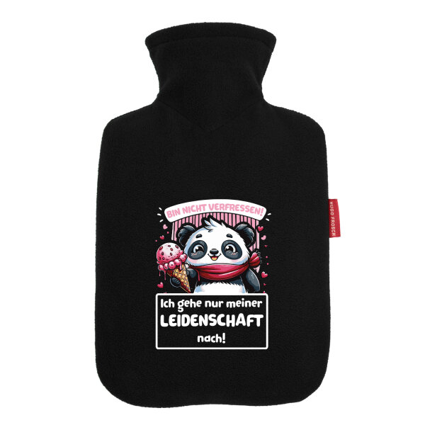 Wärmflasche Verfressen, gehe Leidenschaft nach Pandabär