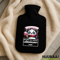 Wärmflasche Verfressen, gehe Leidenschaft nach Pandabär