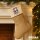Weihnachtsstrumpf Verfressen, gehe Leidenschaft nach Pandabär Beige Jute
